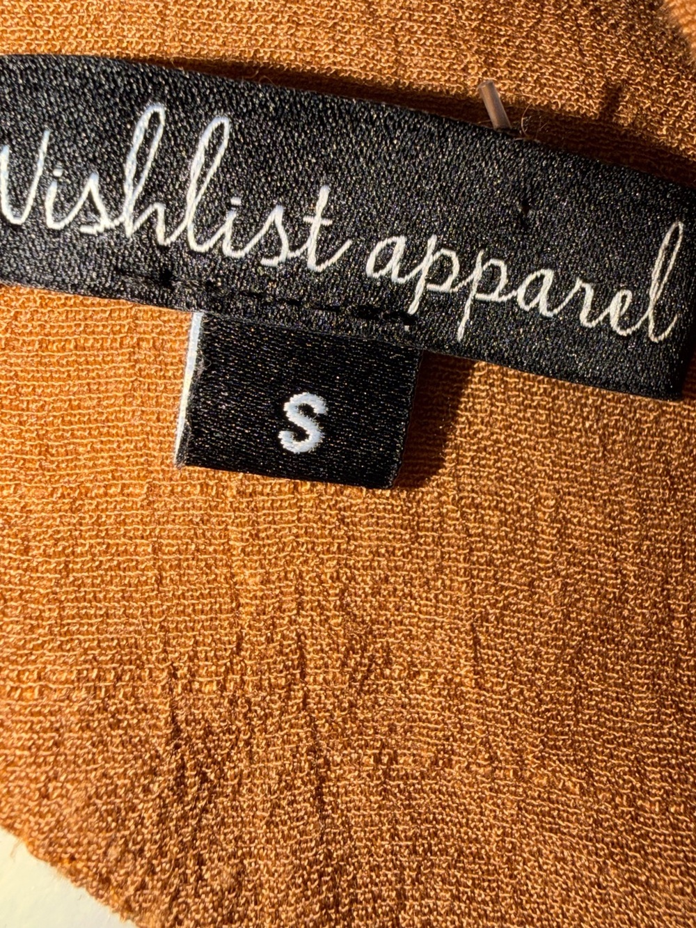 Wishlist Sleeveless Button-Front Midi Dress in Rust Brown - Picture 10 of 10